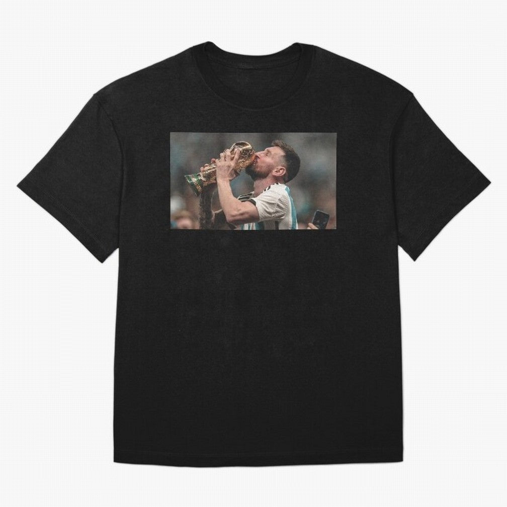 MESSI WITH THE WORLD CUP Classic T-Shirt Bring a Champion Mindset to Match Day Hype around FIFA World Cup 2026 Group Stage, Neymar, Haaland and Cristiano Ronaldo, Spain, Stadium Memories, Football Loyalty, International Chants and Championship