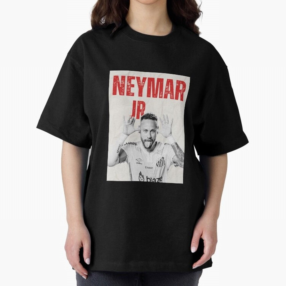 Neymar JR Classic T-Shirt Turn Up for the FIFA World Cup 2026 Journey through Messi, Neymar and Mbappe Highlights, France and Portugal Pride, Championship Spirit, Famous Goals, Roaring Crowds and International Football Unity; Ideal for Passionate