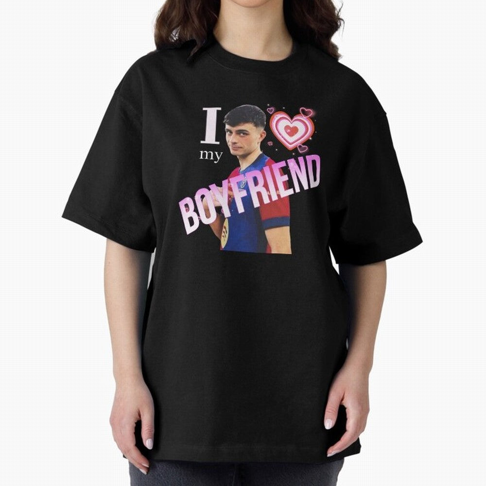 Pedri I love my boyfriend Classic T-Shirt Capture Stadium Memories from Match Day Hype around FIFA World Cup 2026, Cristiano Ronaldo, Spain, Football Passion, Legendary Performances, Festival Vibes and Supporter Community; Made for Collectors Who