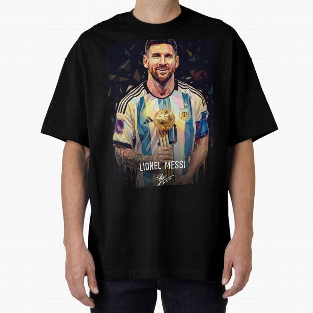 Leonie Messi M10 Football Soccer Player Champion Trophy Glory Classic T-Shirt Follow FIFA World Cup 2026 for Fans of Mbappe and Spain, Bringing Retro Football Energy, Iconic Rivalries, Trophy Chase Drama and Stadium Atmosphere; Perfect for