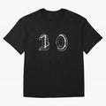 The Astral Ten ¨C Football Legend Design Oversized T-Shirt Bring Stadium Energy to Global Football Passion for FIFA World Cup 2026 Group Stage, Connected to Neymar, Haaland and Cristiano Ronaldo, Brazil, Football Passion, Legendary Performances,