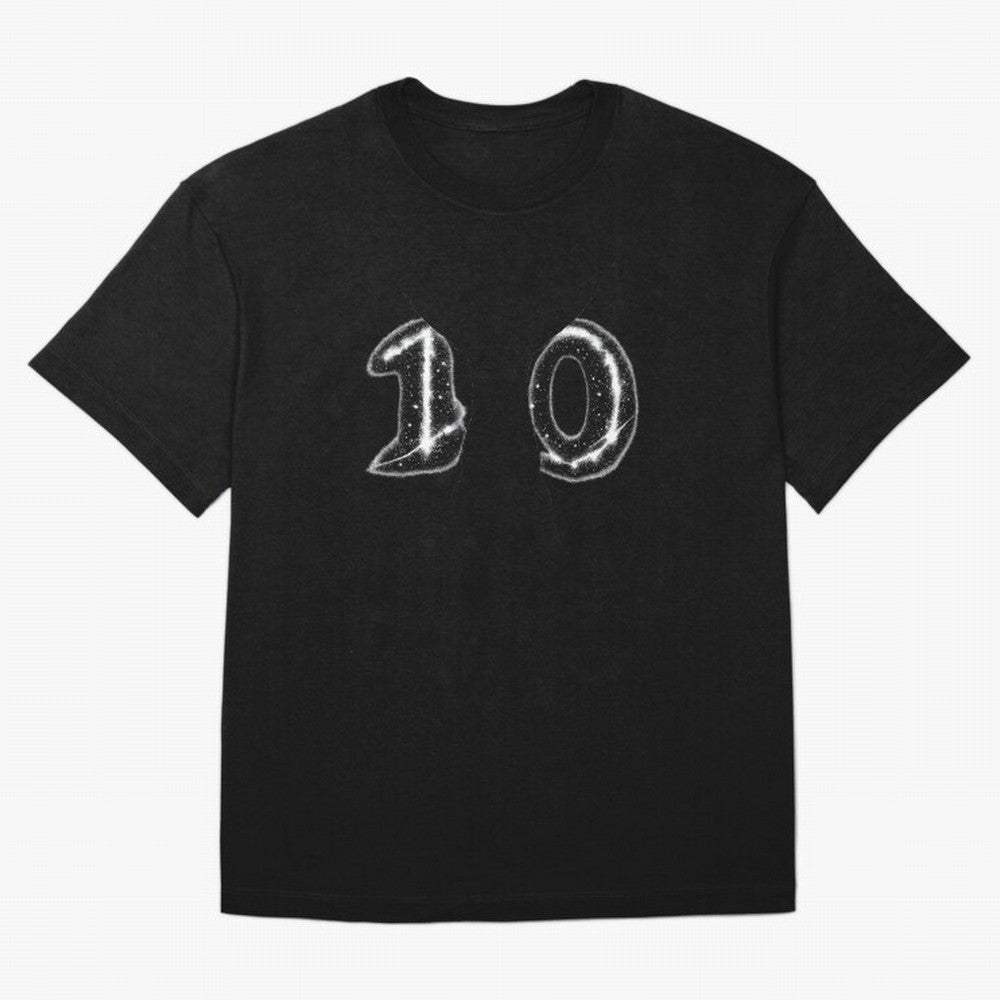 The Astral Ten ¨C Football Legend Design Oversized T-Shirt Bring Stadium Energy to Global Football Passion for FIFA World Cup 2026 Group Stage, Connected to Neymar, Haaland and Cristiano Ronaldo, Brazil, Football Passion, Legendary Performances,