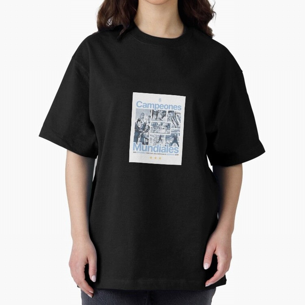 Argentina Qatar 2022 Oversized T-Shirt Bring Legendary Rivalry Energy to Global Football Passion for FIFA World Cup 2026 Group Stage, with Messi, Argentina, France and Brazil, Match Day Excitement, Supporter Culture, Golden Goals and Global
