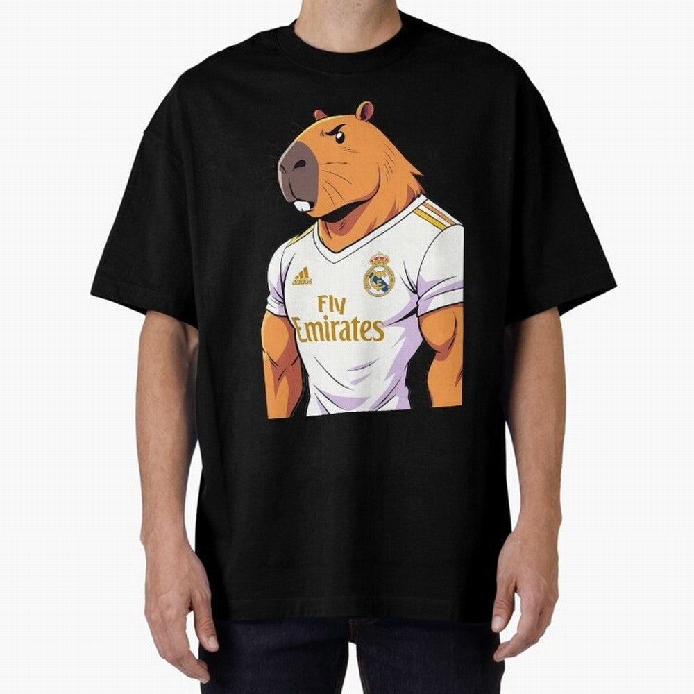 Real Madrid capybara elegant Classic T-Shirt Show Championship Spirit for FIFA World Cup 2026 Featuring Messi and Cristiano Ronaldo, Netherlands Energy, Champion Mindset, Group Stage Buzz, Knockout Tension and Passionate Fan Culture; Made for