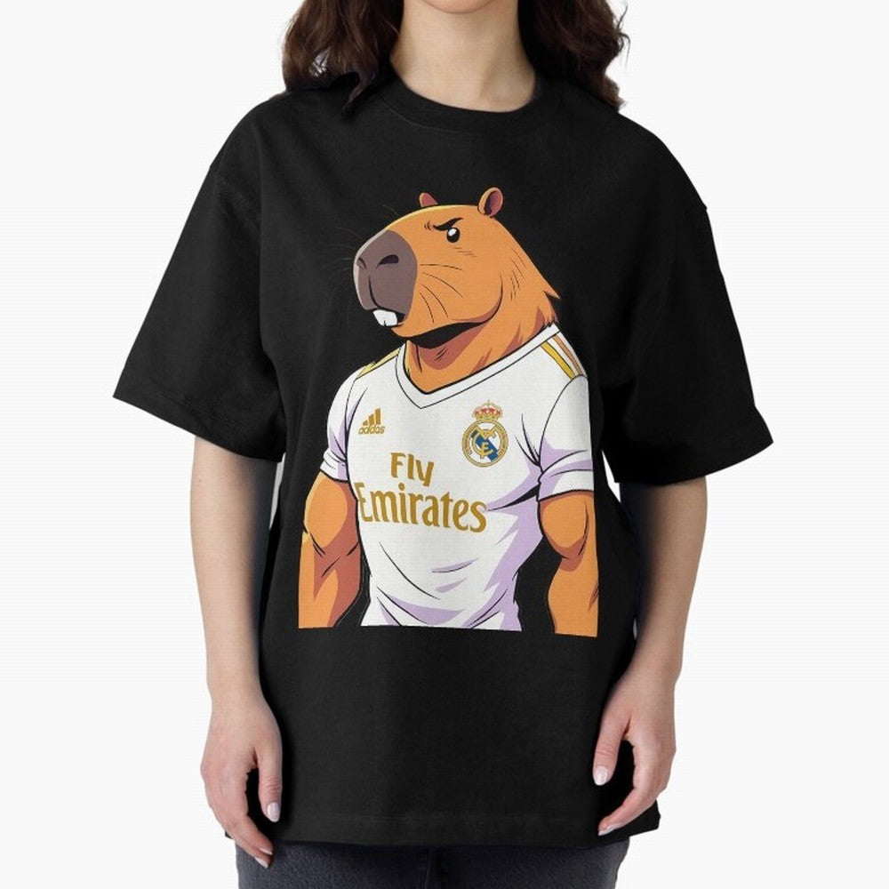 Real Madrid capybara elegant Classic T-Shirt Show Championship Spirit for FIFA World Cup 2026 Featuring Messi and Cristiano Ronaldo, Netherlands Energy, Champion Mindset, Group Stage Buzz, Knockout Tension and Passionate Fan Culture; Made for