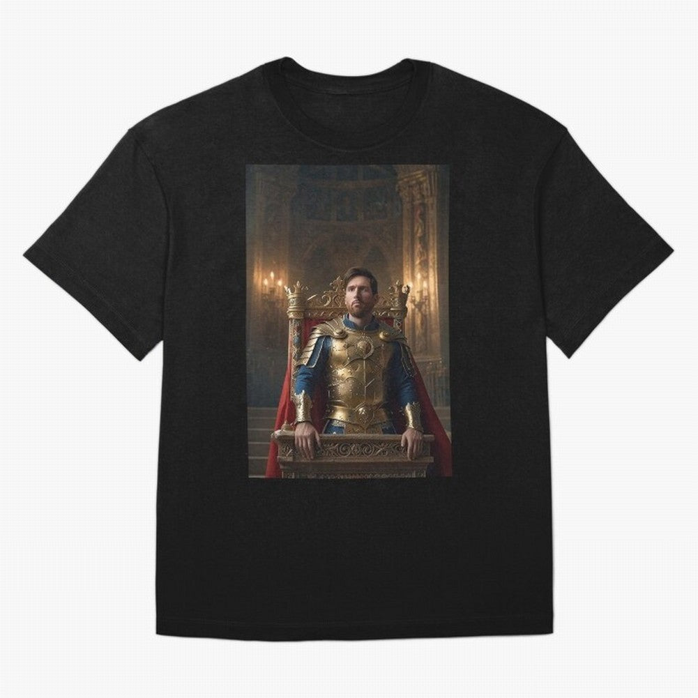 Messi the King 1 Oversized T-Shirt Feel the Heartbeat of Global Football Passion for FIFA World Cup 2026 USA Canada Mexico, Connected to Mbappe and Neymar, Argentina and Brazil, Classic Soccer Heritage, Championship Pressure, Fan Loyalty and