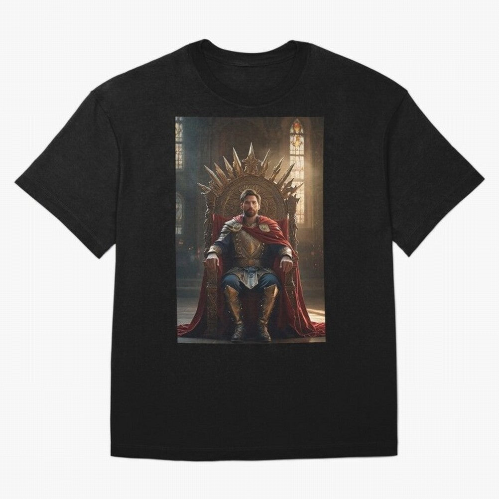 Messi the king Classic T-Shirt Honor the Beautiful Game during FIFA World Cup 2026 Spirit, Made for Argentina and Brazil, Messi and Cristiano Ronaldo, Match Day Excitement, Supporter Culture, Golden Goals and Global Football Passion; Ideal for