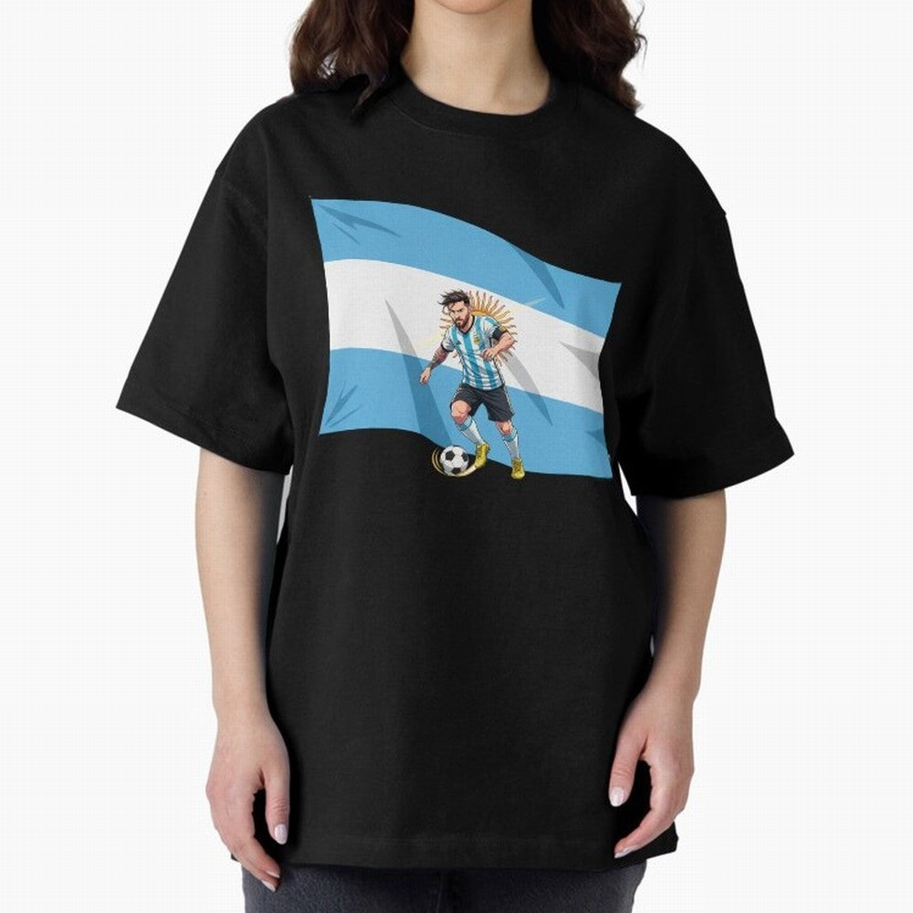 ARGENTINA-MESSI Classic T-Shirt Carry the Dream of FIFA World Cup 2026 USA Canada Mexico for Fans of Haaland and Mbappe and France, Bringing Classic Soccer Heritage, Championship Pressure, Fan Loyalty and International Pride; Made for Collectors