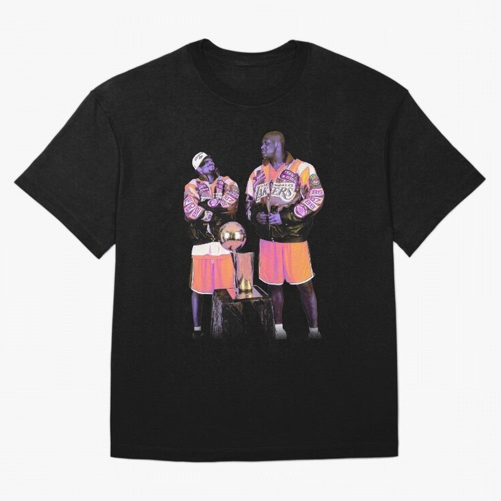 kobe Shaq Oversized T-Shirt Oversized T-Shirt Fuel Your Fan Pride for FIFA World Cup 2026 Spirit, Capturing France, Cristiano Ronaldo, Retro Football Energy, Iconic Rivalries, Trophy Chase Drama and Stadium Atmosphere; Great for Watch Parties,