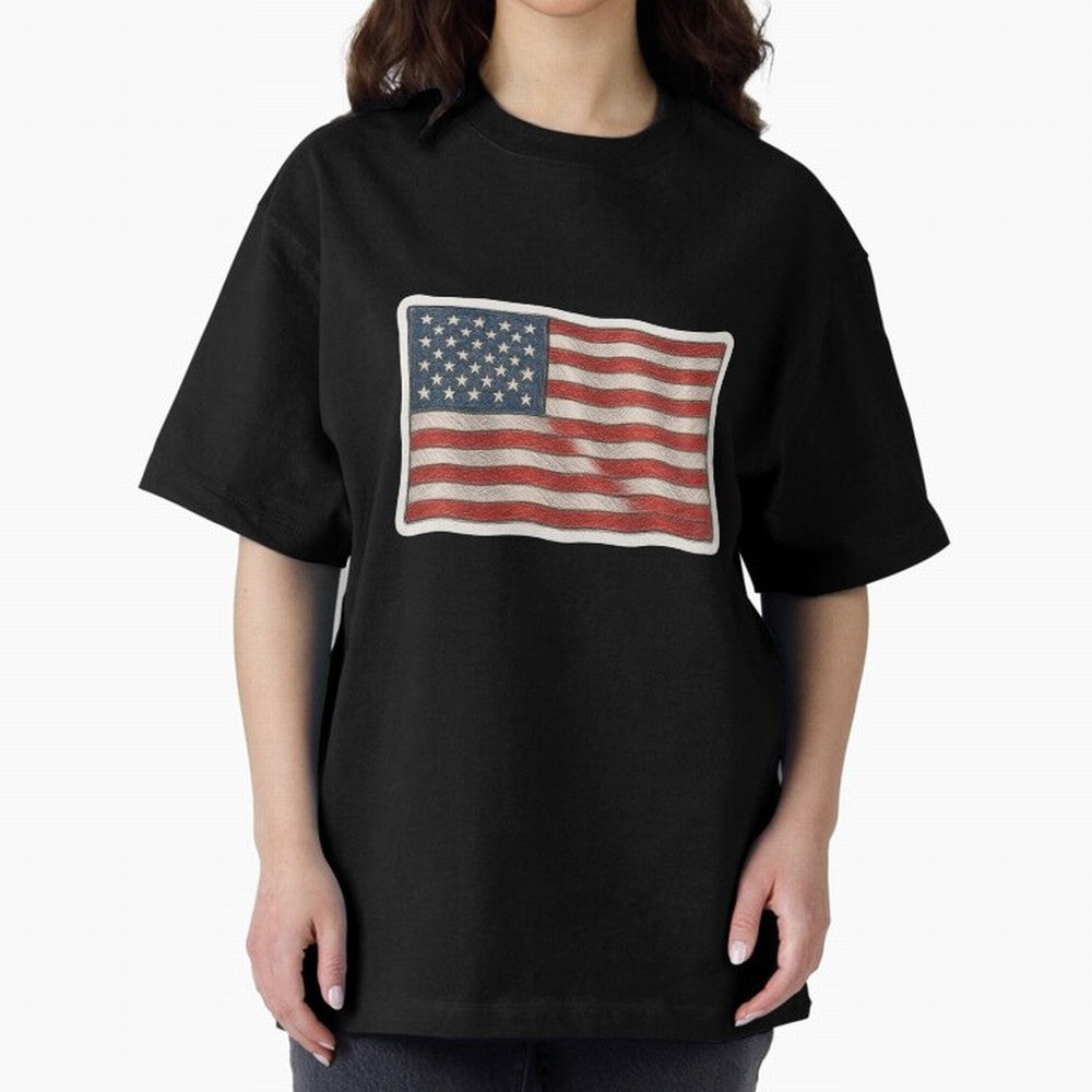 United States Flag USA Patriotic Stars and Stripes Art Classic T-Shirt Show Match Day Excitement for Match Day Hype around FIFA World Cup 2026 Group Stage, Messi, CR7 and Mbappe, Netherlands, Match Day Excitement, Supporter Culture, Golden Goals