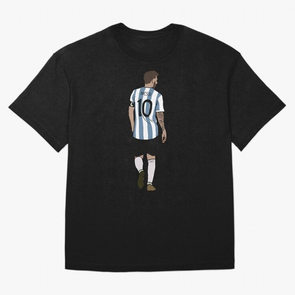 Leo Messi Back Essential T-Shirt Bring a Vintage Feel to Match Day Hype around FIFA World Cup 2026 Group Stage, Mbappe, France, Championship Spirit, Famous Goals, Roaring Crowds and International Football Unity; Great for Supporters Who Love