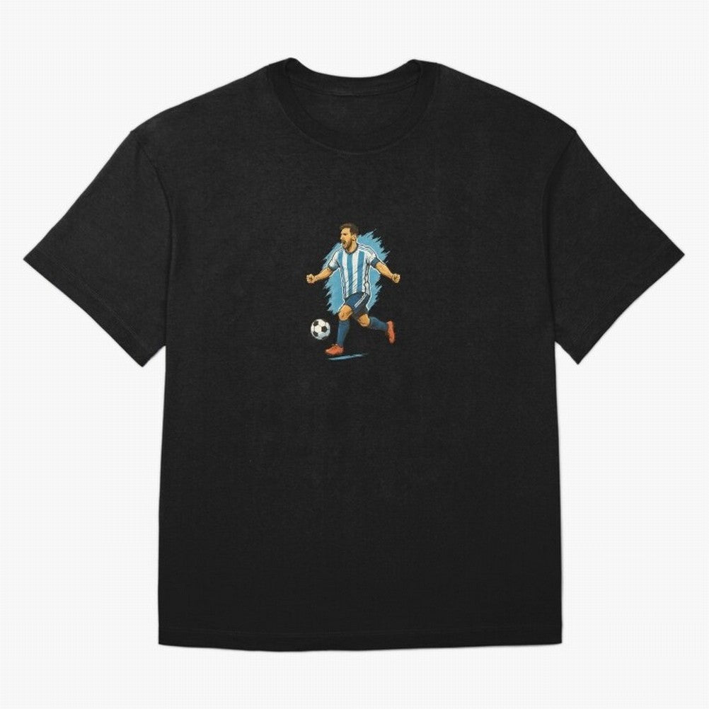 Dynamic Soccer Player Illustration ¨C High-Energy Football Art Classic T-Shirt Embrace Match Day Hype around FIFA World Cup 2026, Neymar, Haaland and Cristiano Ronaldo, Spain, Fan Favorite Moments, National Team Passion, Big Match Drama and Soccer