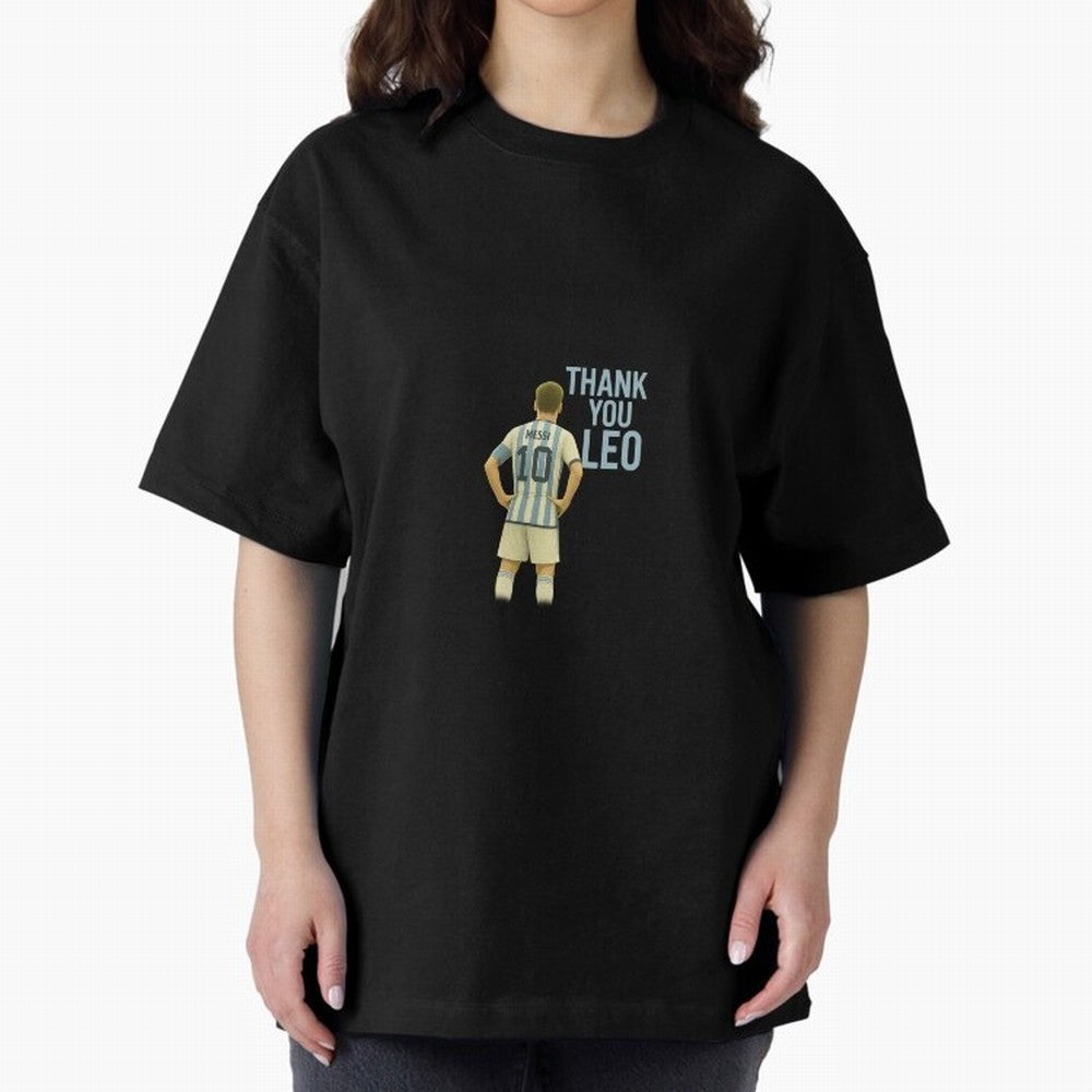 Thank You Leo ¨C Messi Farewell Tribute Essential T-Shirt Represent the Passion of Match Day Hype around FIFA World Cup 2026 Group Stage, Messi and Cristiano Ronaldo, France and Portugal, Vintage Soccer Flavor, Modern Football Stars, National Flags