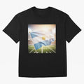 Argentina Flag 3D Football Design ¨C Supporters Argentina Classic T-Shirt Make the Season About FIFA World Cup 2026 USA Canada Mexico for Fans of Neymar, Haaland and Cristiano Ronaldo and Germany, Bringing Stadium Memories, Football Loyalty,