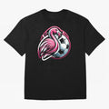 Flamingo & Soccer Fusion Classic T-Shirt Celebrate Global Football Passion for FIFA World Cup 2026, Inspired by Haaland, England and Germany, Supporter Pride, Iconic Celebrations, Legendary Names and Global Match Day Energy; Made for Collectors Who