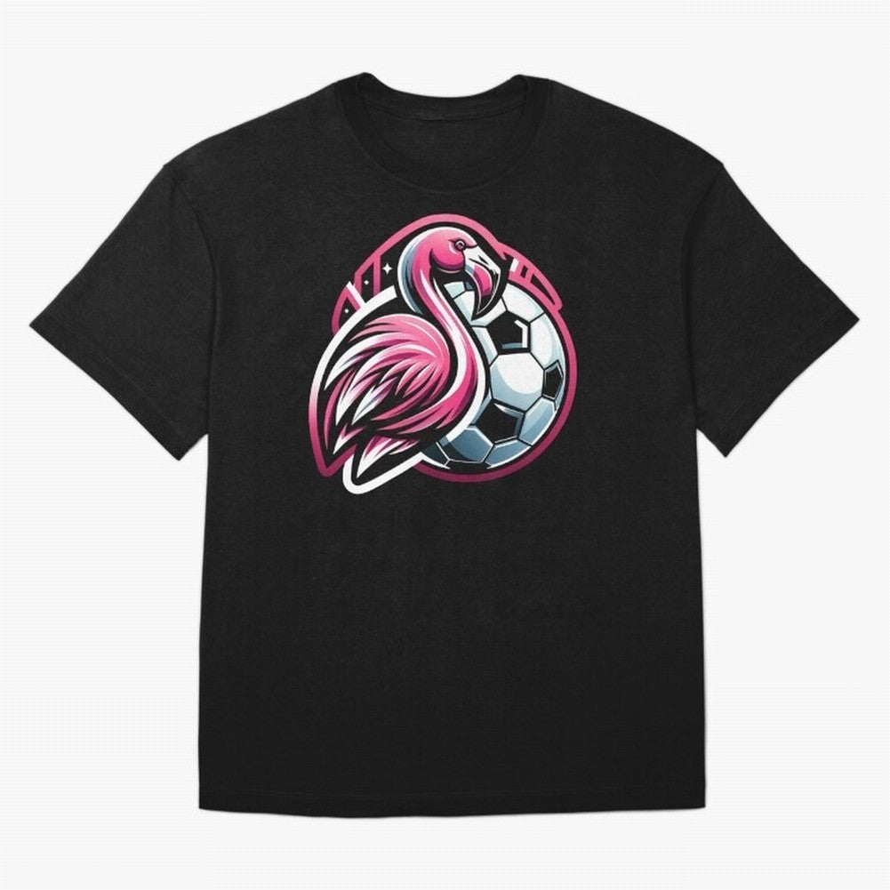 Flamingo & Soccer Fusion Classic T-Shirt Celebrate Global Football Passion for FIFA World Cup 2026, Inspired by Haaland, England and Germany, Supporter Pride, Iconic Celebrations, Legendary Names and Global Match Day Energy; Made for Collectors Who