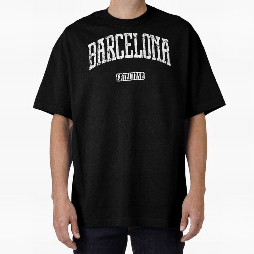 Barcelona (White Print) Essential T-Shirt Honor the Football Icons of Match Day Hype around FIFA World Cup 2026, Mbappe, England and Germany, Soccer Culture, Superstar Moments, National Team Dreams and Competitive Fire; Perfect for People Who Love