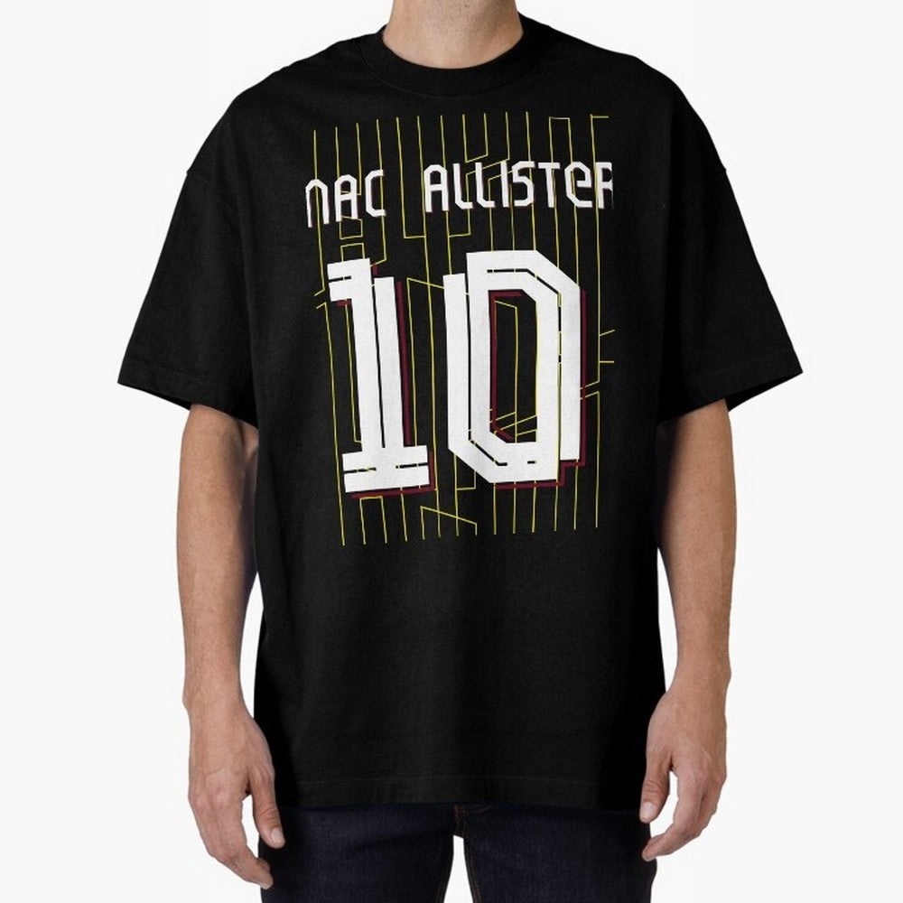 Alexis Mac Allister 10 Liverpool Home Jersey 24/25 Classic T-Shirt Showcase the FIFA World Cup 2026 Group Stage Journey through Messi and Cristiano Ronaldo Highlights, England, France and Netherlands Pride, Classic Soccer Heritage, Championship