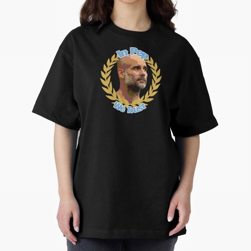 Manchester City - In Pep We Trust Classic T-Shirt Honor Champions and Dreams in Global Football Passion for FIFA World Cup 2026 USA Canada Mexico, Featuring Mbappe, Germany, Stadium Memories, Football Loyalty, International Chants and Championship