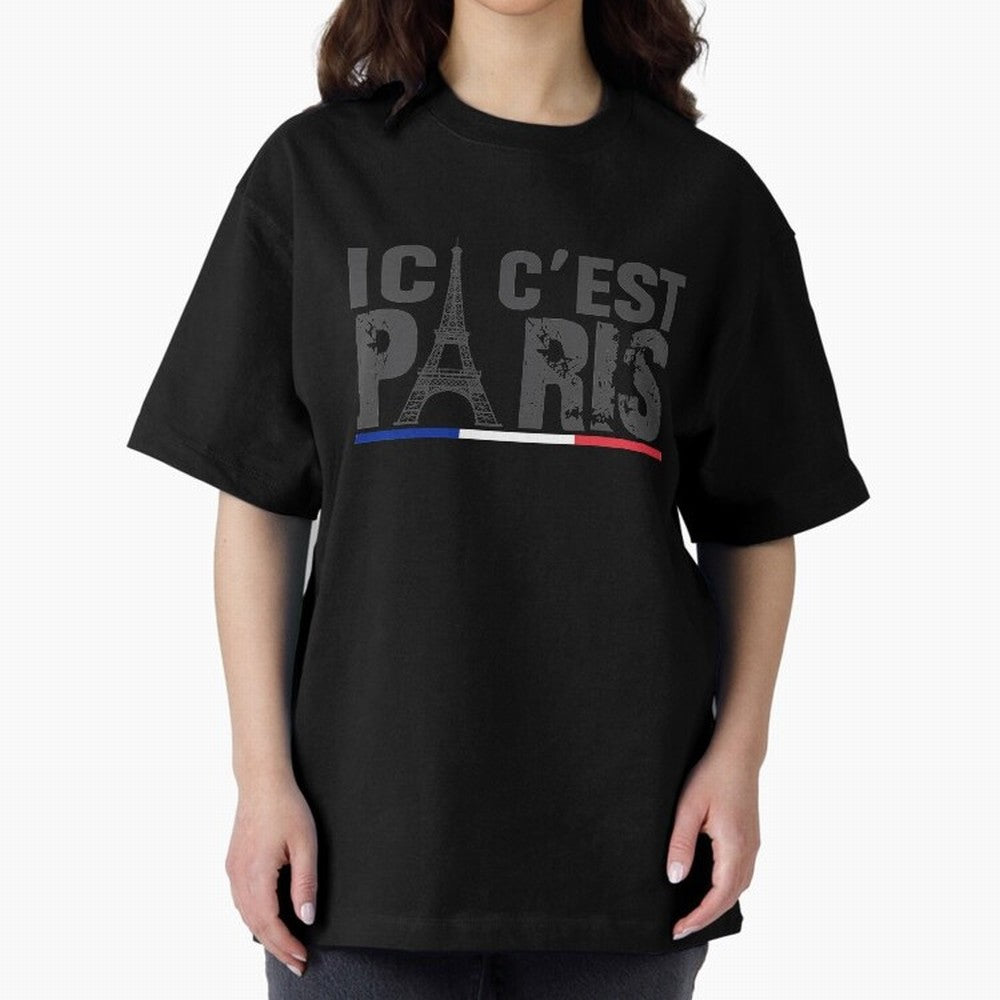 ici c'est paris Essential T-Shirt Honor Football Greatness during Global Football Passion for FIFA World Cup 2026, Connected to Messi, Neymar and Mbappe, Portugal, Spain and Germany, Football History, Final Match Energy, Crowd Noise and Once in a