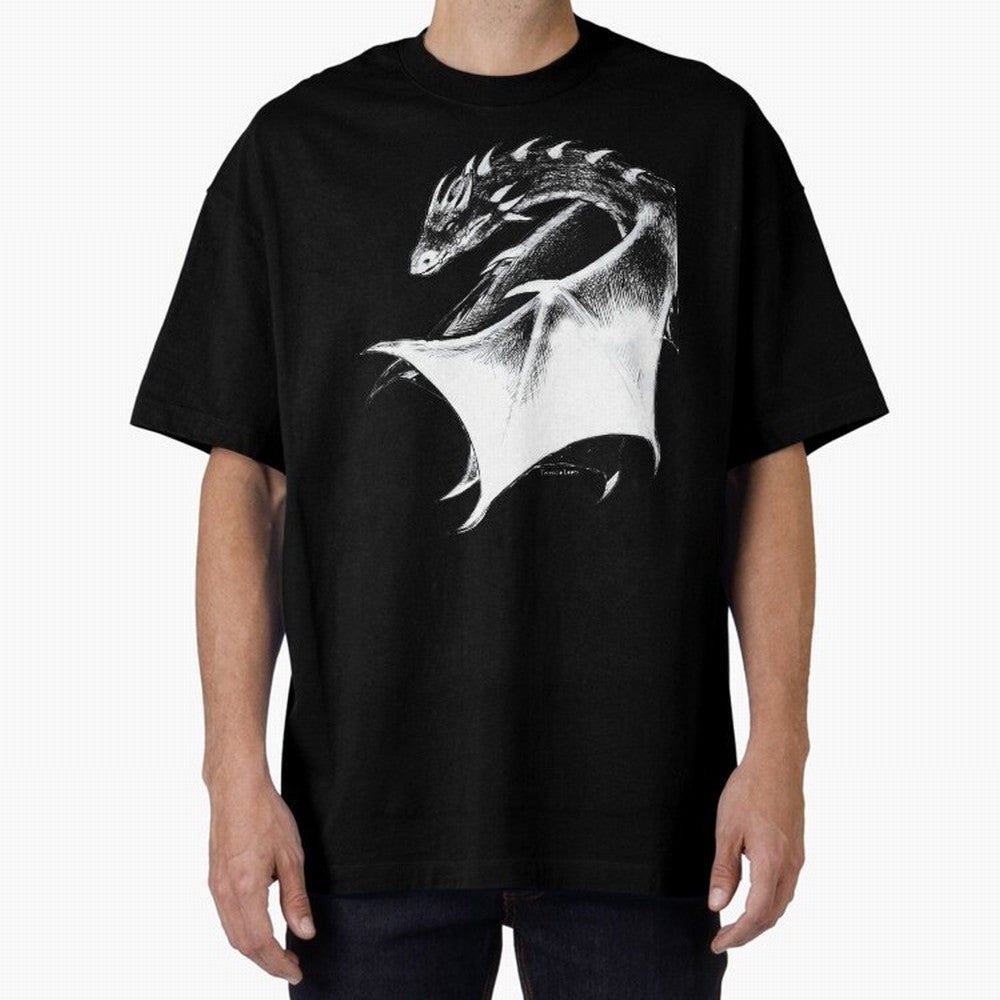 RED DRAGON Oversized T-Shirt Celebrate Soccer Greatness during Match Day Hype around FIFA World Cup 2026 Group Stage, Messi and Cristiano Ronaldo, Brazil, Portugal and Argentina, Retro Football Energy, Iconic Rivalries, Trophy Chase Drama and
