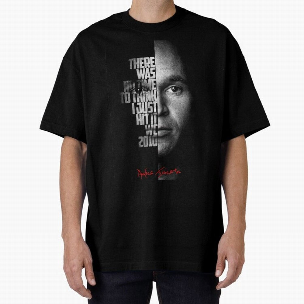 Black and white Andres Iniesta Quote. Classic T-Shirt Remember Iconic Moments from FIFA World Cup 2026 Group Stage Spirit, Celebrating Argentina, Neymar, Tournament Hype, Historic Matchups, Family Viewing Parties and Global Sports Pride; Perfect