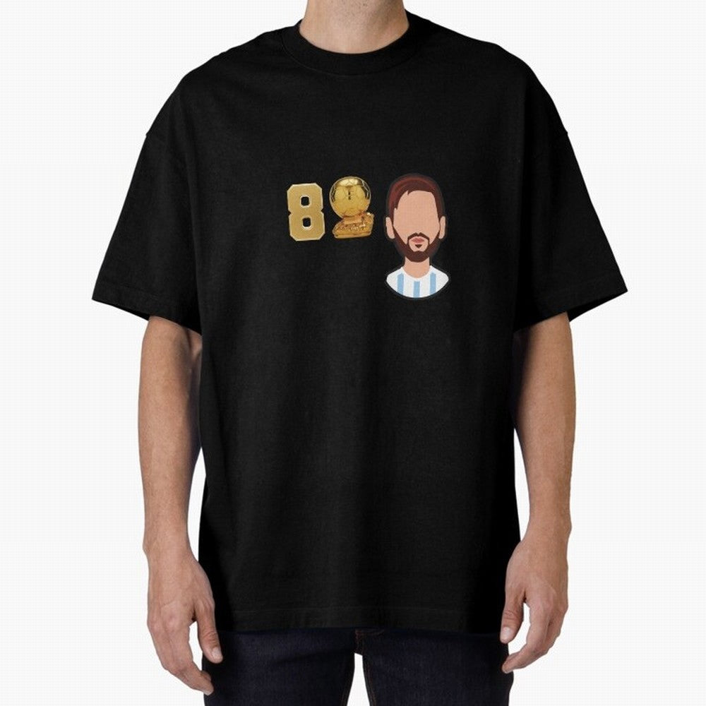 GOAT Legacy: Messi's 8 Ballon d'Or Victories, FCB, Leo Messi Classic T-Shirt Remember FIFA World Cup 2026 USA Canada Mexico Celebrating Haaland and Mbappe, France and Portugal Energy, Sports Nostalgia, International Competition, Famous Players and