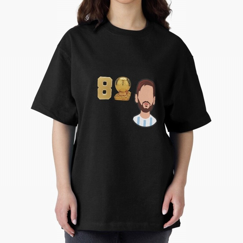 GOAT Legacy: Messi's 8 Ballon d'Or Victories, FCB, Leo Messi Classic T-Shirt Remember FIFA World Cup 2026 USA Canada Mexico Celebrating Haaland and Mbappe, France and Portugal Energy, Sports Nostalgia, International Competition, Famous Players and