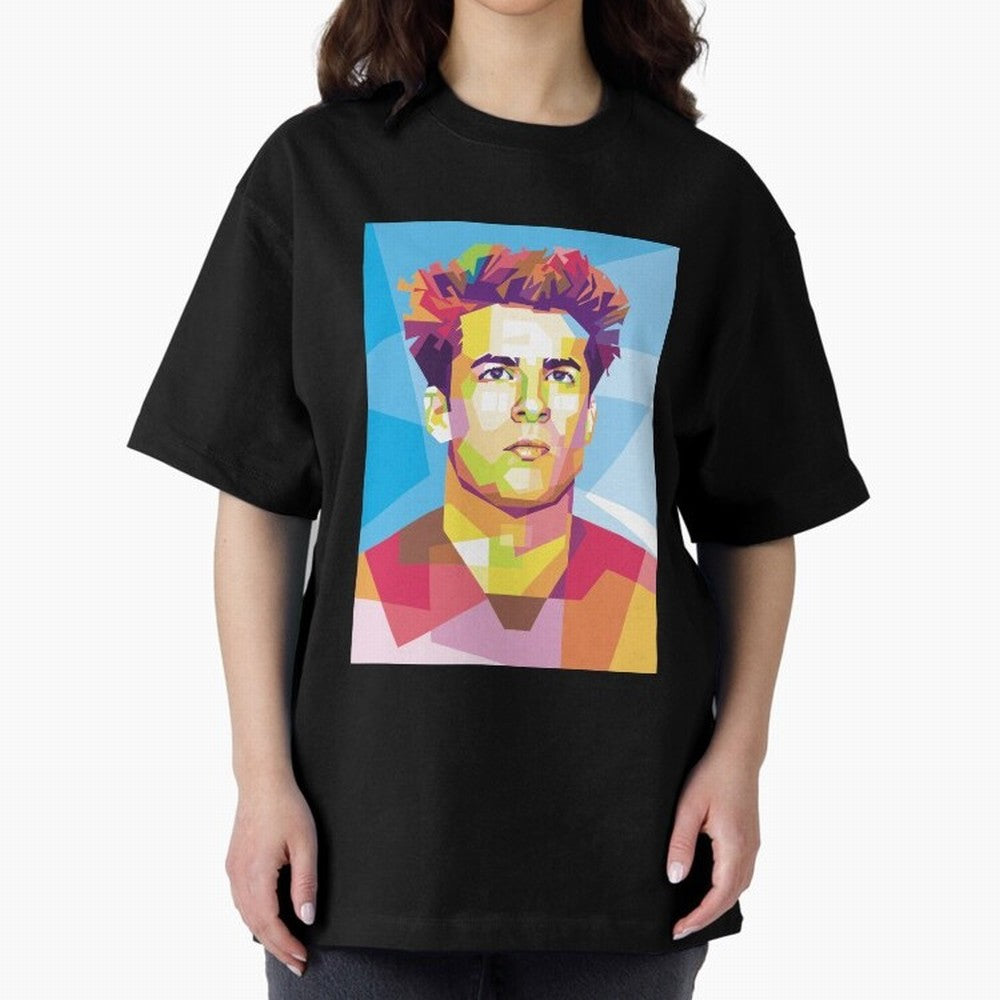 Riqui Puig in Pop Art Portrait Style Classic T-Shirt Celebrate Every Goal in the FIFA World Cup 2026 USA Canada Mexico Journey through Messi, CR7 and Mbappe Highlights, Brazil Pride, Game Day Rituals, Football Legends, Country Pride and the Road to