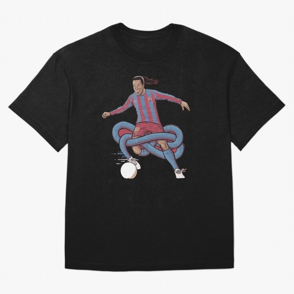 Ronaldinho Oversized T-Shirt Fuel Match Day Hype around FIFA World Cup 2026 Group Stage, Neymar, Haaland and Cristiano Ronaldo, Argentina, France and Brazil, Champion Mindset, Group Stage Buzz, Knockout Tension and Passionate Fan Culture; Ideal for