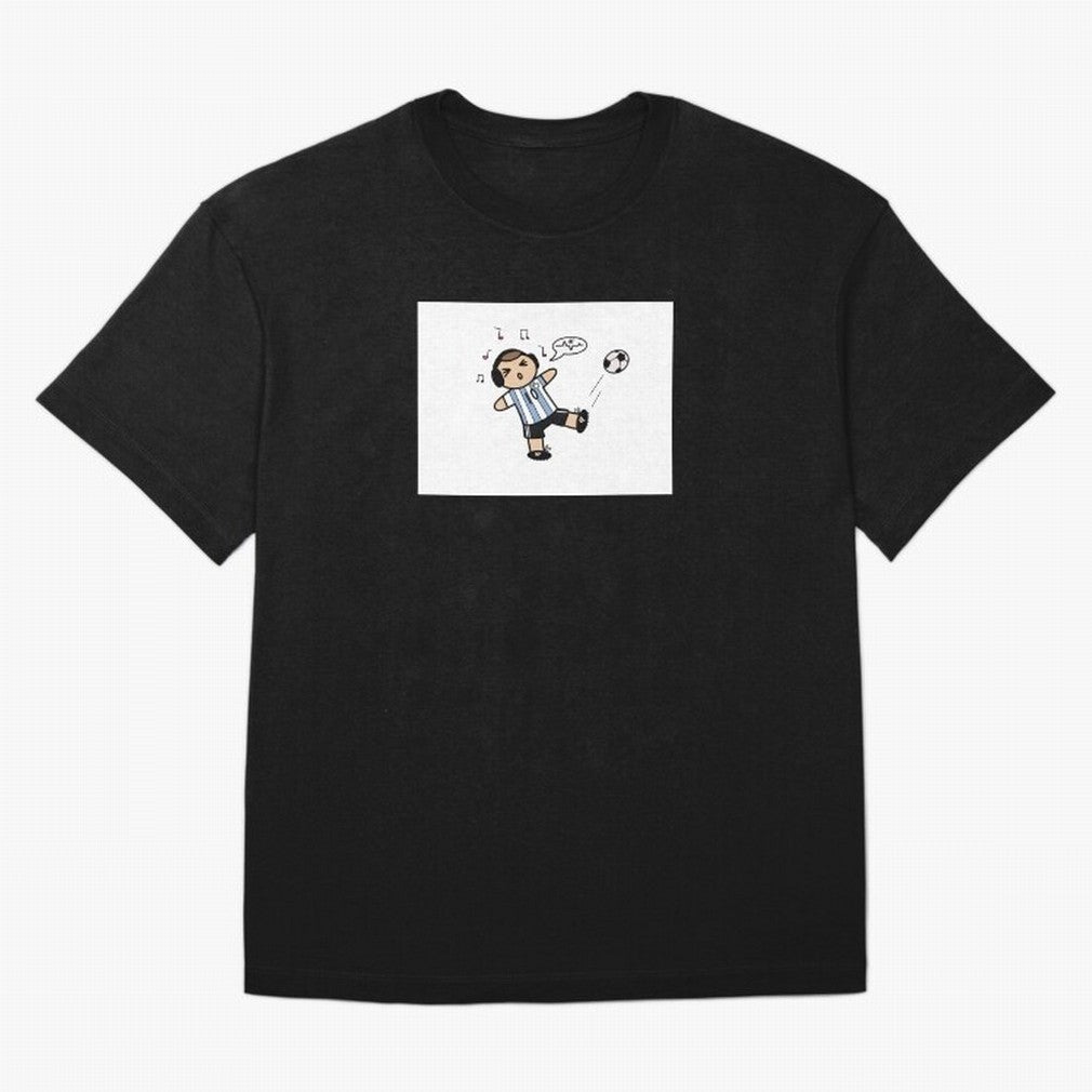 Musical Messi Premium T-Shirt Celebrate Global Passion for FIFA World Cup 2026 Built around CR7 and Messi, Spain Energy, Football Festival Excitement, Trophy Ambitions, Country Rivalries and Star Player Buzz; Ideal for Passionate Fans Who Love