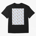 Football Player Pattern Graphic T-Shirt Capture FIFA World Cup 2026 Group Stage Connected to Neymar, Argentina, France and Brazil Energy, Worldwide Fan Energy, Dramatic Goals, Stadium Lights and Championship Celebrations; Ideal for Passionate Fans