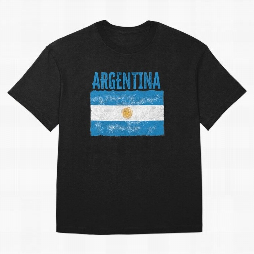 Argentina Oversized T-Shirt Celebrate Classic Football Spirit in FIFA World Cup 2026 Group Stage Highlighting Neymar, Argentina and Brazil Energy, Football Passion, Legendary Performances, Festival Vibes and Supporter Community; Perfect for People