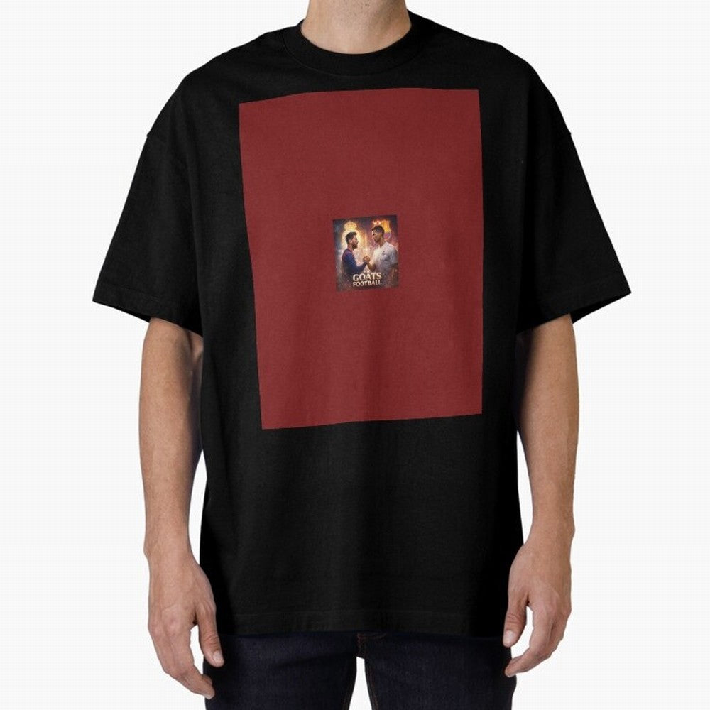 The goats of football Graphic T-Shirt Feel Match Day Hype around FIFA World Cup 2026 USA Canada Mexico, CR7 and Messi, Portugal, Spain and Germany, Champion Mindset, Group Stage Buzz, Knockout Tension and Passionate Fan Culture; Built for