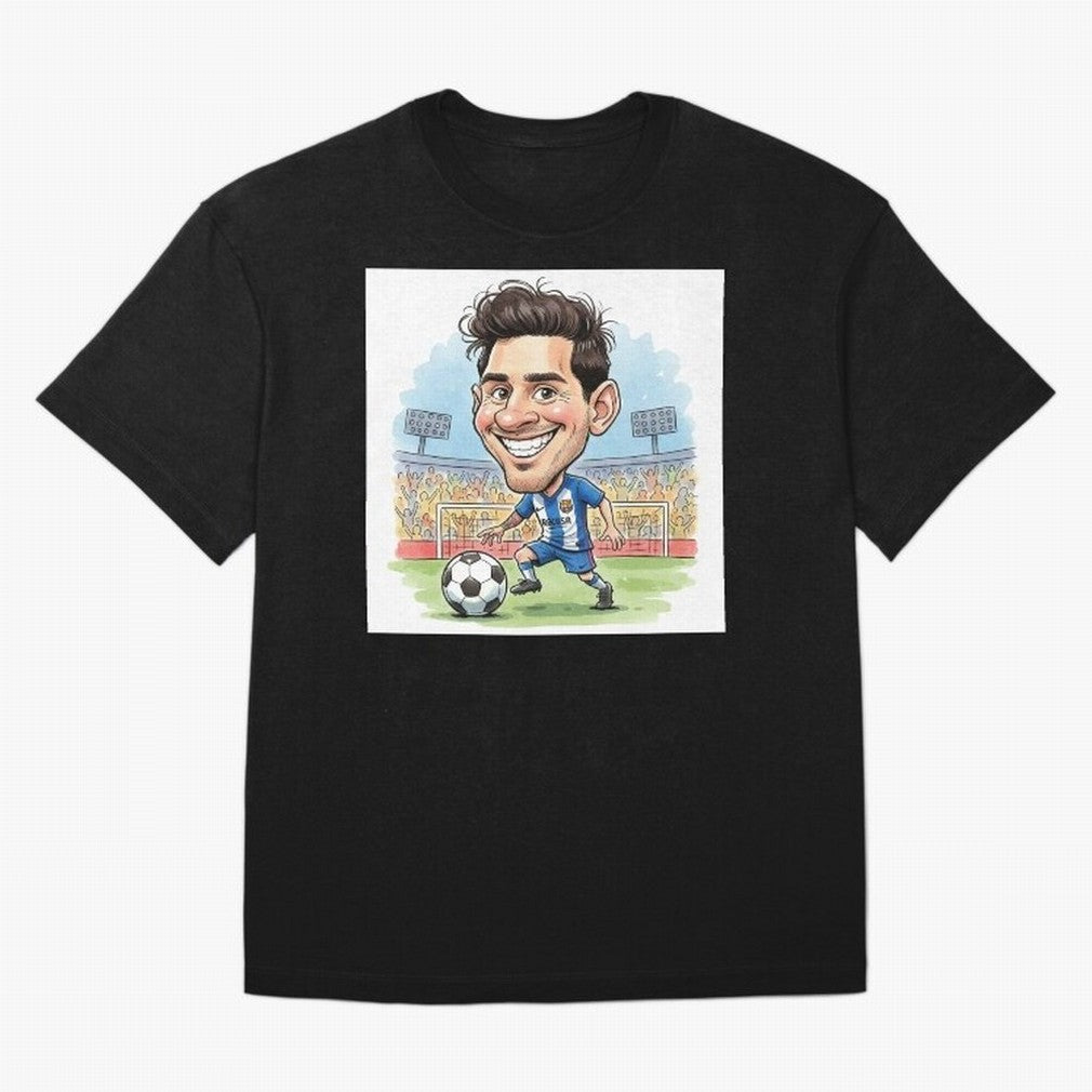 La Pulga Premium T-Shirt Celebrate Supporters United by FIFA World Cup 2026 Spirit, Featuring Spain, Haaland, Sports Nostalgia, International Competition, Famous Players and Unforgettable Victories; Perfect for People Who Love Argentina, Brazil,
