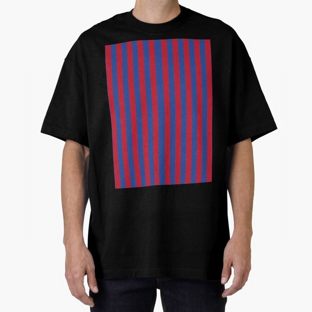Red and blue stripes sports pattern Graphic T-Shirt Celebrate Football Dreams Across FIFA World Cup 2026 Spirit, Featuring England and Germany, Messi, Neymar and Mbappe, Football Festival Excitement, Trophy Ambitions, Country Rivalries and Star