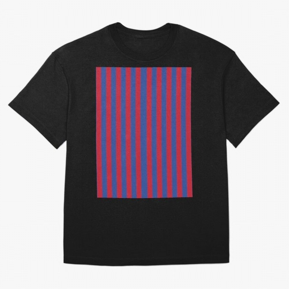 Red and blue stripes sports pattern Graphic T-Shirt Celebrate Football Dreams Across FIFA World Cup 2026 Spirit, Featuring England and Germany, Messi, Neymar and Mbappe, Football Festival Excitement, Trophy Ambitions, Country Rivalries and Star