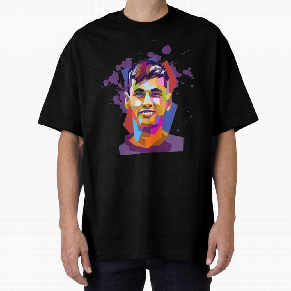 Neymar Design Oversized T-Shirt Bring Stadium Energy to FIFA World Cup 2026 USA Canada Mexico Capturing Mbappe, Spain Energy, Football Festival Excitement, Trophy Ambitions, Country Rivalries and Star Player Buzz; Ideal for Fans Who Follow Messi,