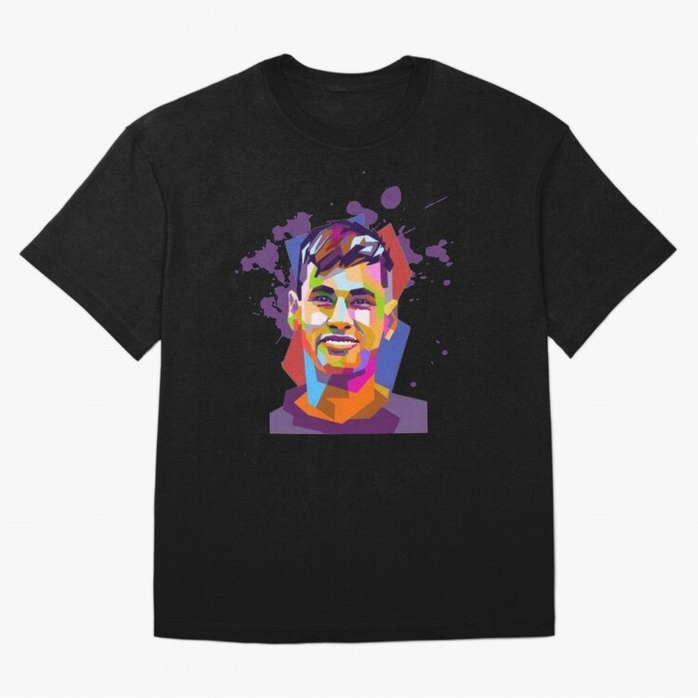 Neymar Design Oversized T-Shirt Bring Stadium Energy to FIFA World Cup 2026 USA Canada Mexico Capturing Mbappe, Spain Energy, Football Festival Excitement, Trophy Ambitions, Country Rivalries and Star Player Buzz; Ideal for Fans Who Follow Messi,
