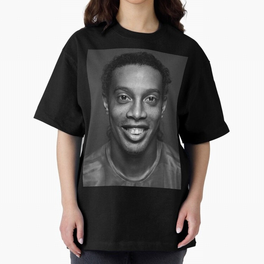 Ronaldinho Wallpaper Classic T-Shirt Represent Fans Who Live for Match Day Hype around FIFA World Cup 2026, Haaland, Portugal, Stadium Memories, Football Loyalty, International Chants and Championship Tradition; Perfect for People Who Love