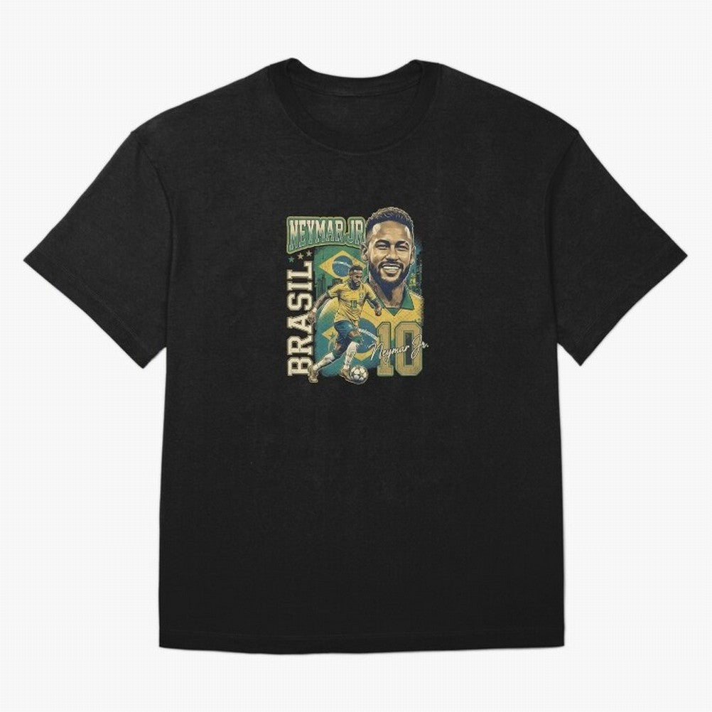 Neymar Jr Brazil Vintage Essential T-Shirt Bring Match Day Fire to Global Football Passion for FIFA World Cup 2026 Group Stage, Celebrating CR7, Argentina and Brazil, Supporter Pride, Iconic Celebrations, Legendary Names and Global Match Day