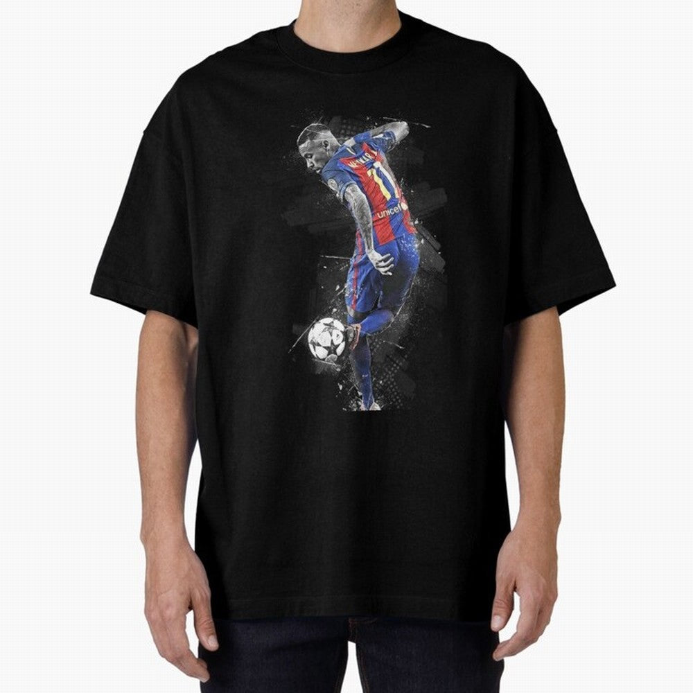 Neymar Neymar Jr Oversized T-Shirt Honor the Football Icons of FIFA World Cup 2026 Group Stage Centered on Neymar, Haaland and Cristiano Ronaldo, Portugal Energy, Champion Mindset, Group Stage Buzz, Knockout Tension and Passionate Fan Culture;