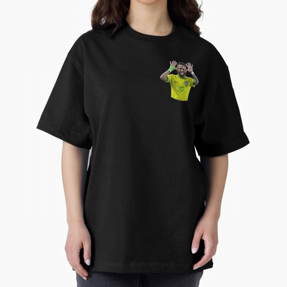 Neymar Oversized T-Shirt Fuel Your Fan Pride for Global Football Passion for FIFA World Cup 2026 Group Stage, Driven by CR7, Portugal, Spain and Germany, Football History, Final Match Energy, Crowd Noise and Once in a Lifetime Moments; Ideal for