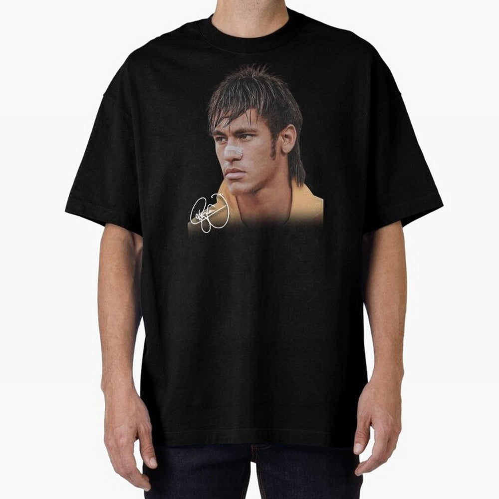 Young Neymar Jr T-Shirt | Big Face Young Neymar Classic T-Shirt Mark FIFA World Cup 2026 Filled with Cristiano Ronaldo, Haaland and CR7, Netherlands Energy, Match Day Excitement, Supporter Culture, Golden Goals and Global Football Passion; Perfect