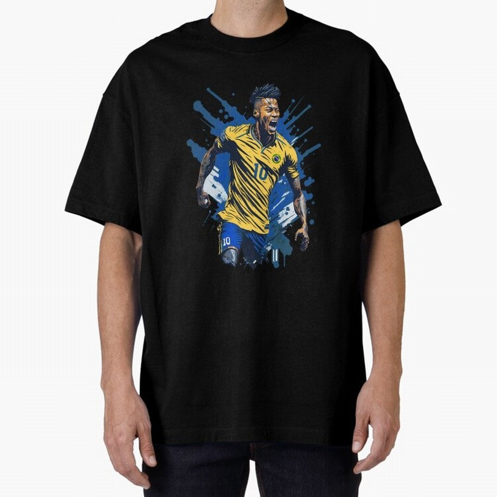 Neymar Jr. splash art Active T-Shirt Live the Energy of Global Football Passion for FIFA World Cup 2026 Group Stage, Built around Haaland, Brazil, Sports Nostalgia, International Competition, Famous Players and Unforgettable Victories; Made for