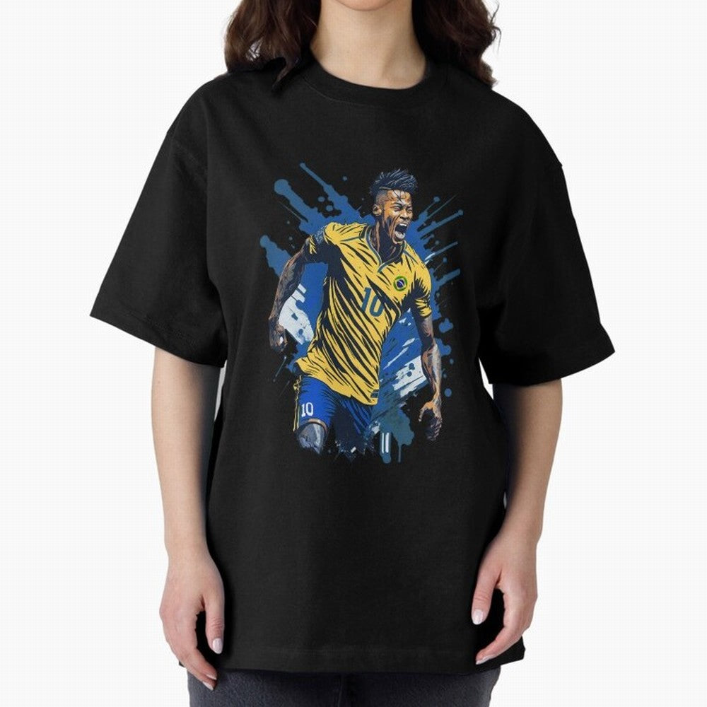 Neymar Jr. splash art Active T-Shirt Live the Energy of Global Football Passion for FIFA World Cup 2026 Group Stage, Built around Haaland, Brazil, Sports Nostalgia, International Competition, Famous Players and Unforgettable Victories; Made for