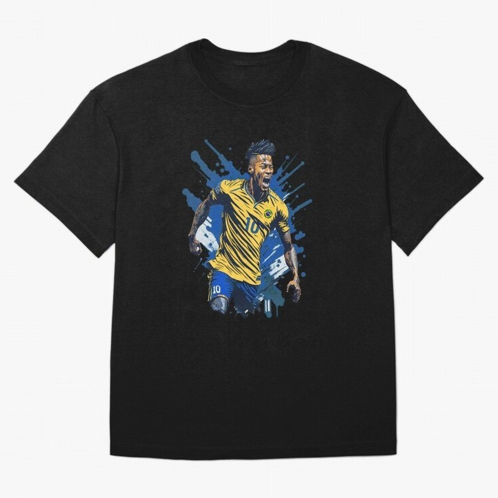Neymar Jr. splash art Active T-Shirt Live the Energy of Global Football Passion for FIFA World Cup 2026 Group Stage, Built around Haaland, Brazil, Sports Nostalgia, International Competition, Famous Players and Unforgettable Victories; Made for