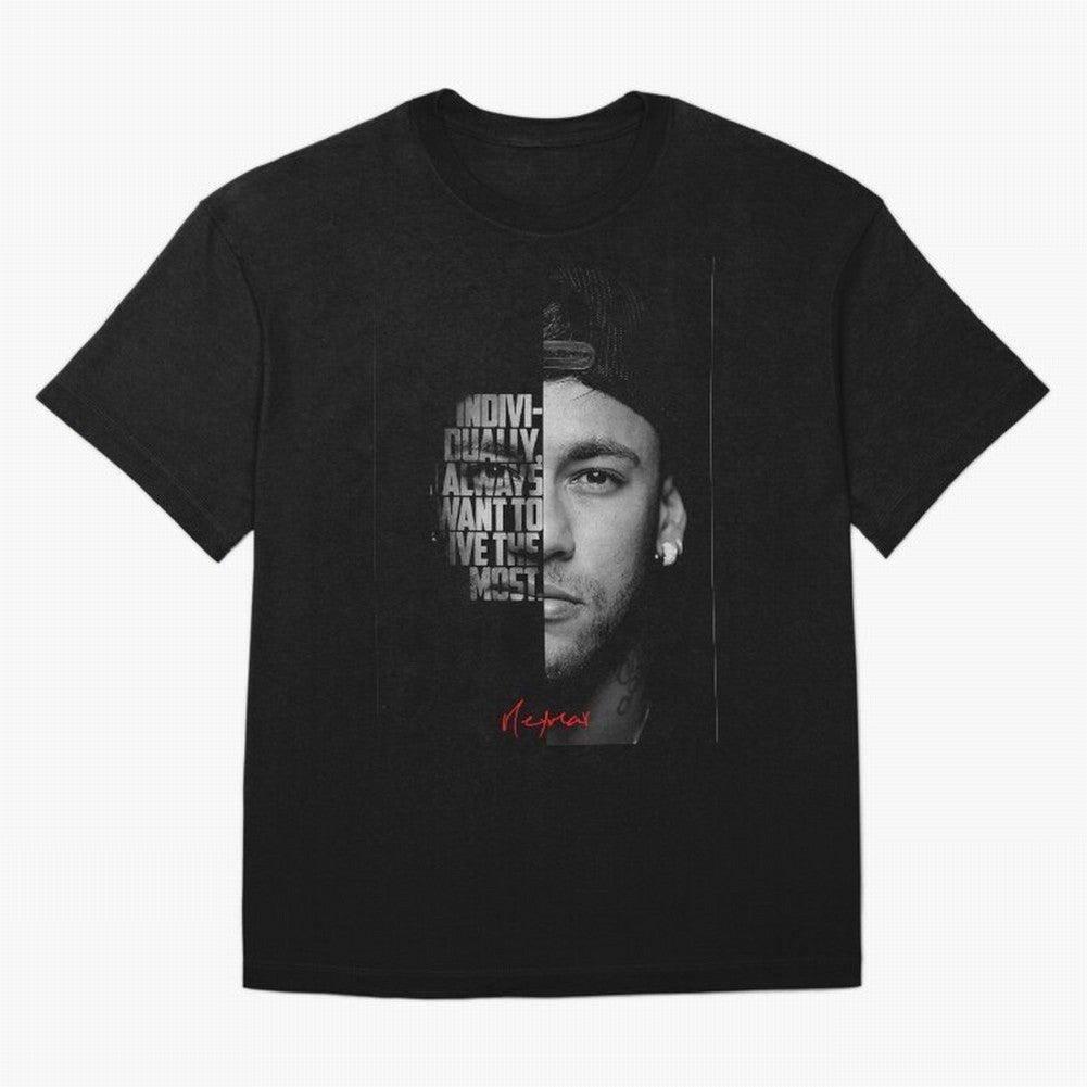 Black and white Neymar Jr quote. Classic T-Shirt Celebrate Supporters United by Global Football Passion for FIFA World Cup 2026 Group Stage, Featuring Cristiano Ronaldo, Haaland and CR7, Argentina and Brazil, Champion Mindset, Group Stage Buzz,