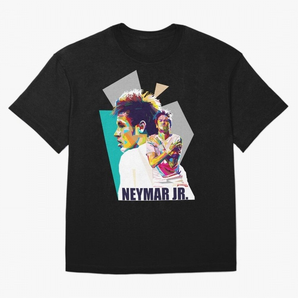 Young Neymar WPAP art Classic T-Shirt Upgrade Global Football Passion for FIFA World Cup 2026 Group Stage, Featuring Neymar, England, France and Netherlands, Vintage Soccer Flavor, Modern Football Stars, National Flags and Final Night Emotion;