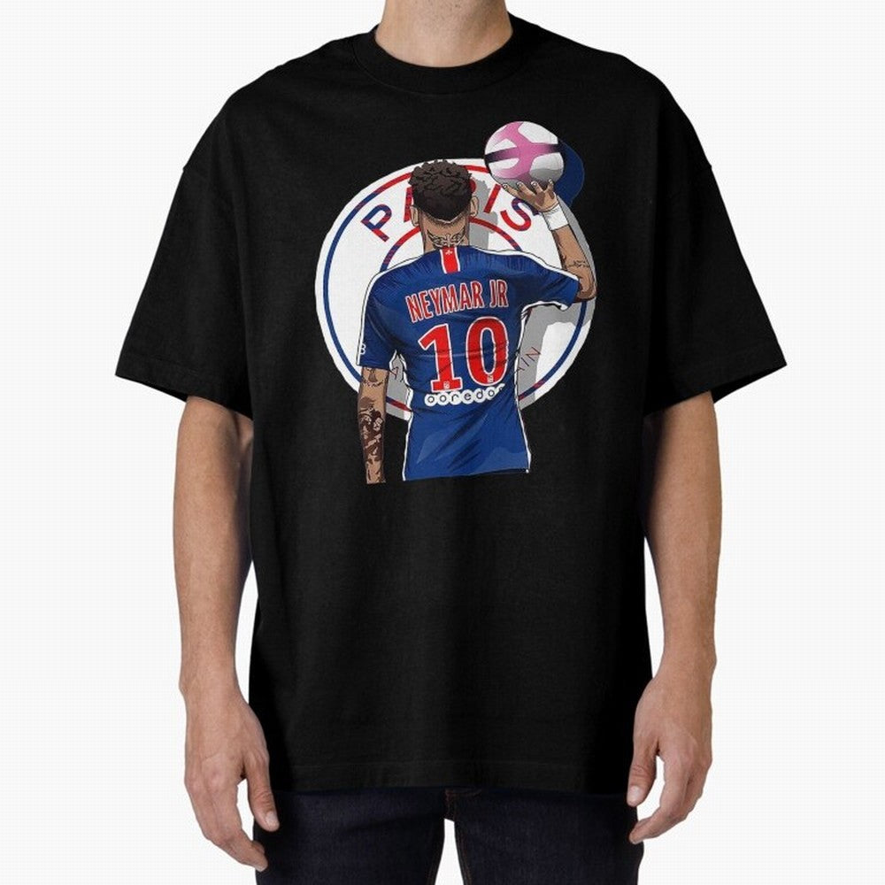 Art Neymar Illustration Classic T-Shirt Join FIFA World Cup 2026 USA Canada Mexico Highlighting Mbappe, France Energy, Soccer Culture, Superstar Moments, National Team Dreams and Competitive Fire; Built for Supporters Chasing Trophy Dreams, Final